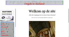 Desktop Screenshot of orgelsinzeeland.nl