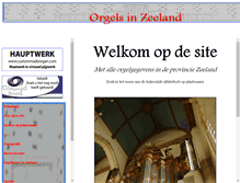 Tablet Screenshot of orgelsinzeeland.nl